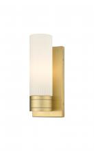 Innovations Lighting 617-1W-BB-G617-8SWH - Boreas - 1 Light - 5 inch - Brushed Brass - Sconce