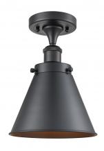 Innovations Lighting 916-1C-BK-M13 - Appalachian - 1 Light - 7 inch - Matte Black - Semi-Flush Mount