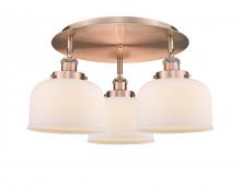 Innovations Lighting 916-3C-AC-G71 - Cone - 3 Light - 20 inch - Antique Copper - Flush Mount