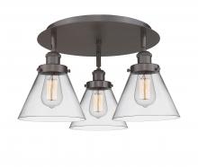Innovations Lighting 916-3C-OB-G42 - Cone - 3 Light - 20 inch - Oil Rubbed Bronze - Flush Mount