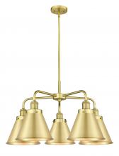 Innovations Lighting 916-5CR-SG-M13-SG - Appalachian - 5 Light - 27 inch - Satin Gold - Chandelier