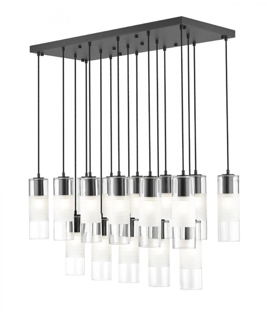 17 Light Linear Chandelier