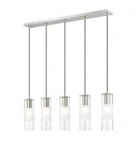 Z-Lite 824P-5L-BN - 5 Light Linear Chandelier