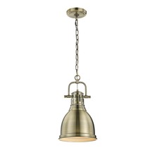 Golden 3602-S AB-AB - Duncan Small Pendant with Chain