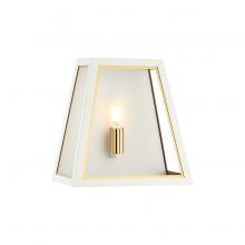 Matteo Lighting W72101WHAG - Rosalie Wall Sconce