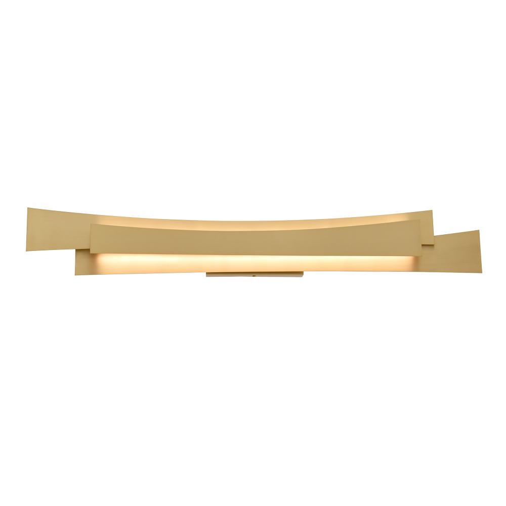 Candora Integrated LED Brass Vanity Light