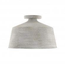 Capital 235311SC - 1-Light Tapered Metal Semi Flush in Stucco