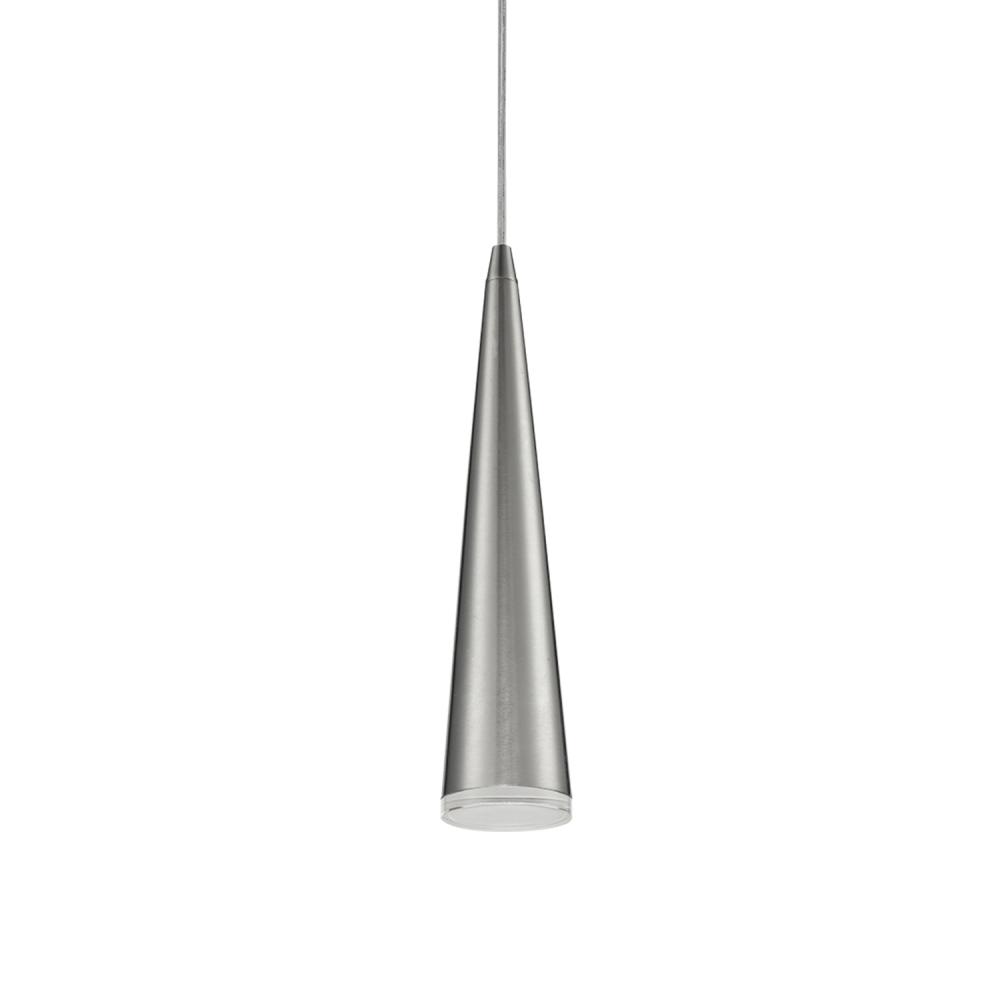 Mina 12-in Brushed Nickel LED Pendant