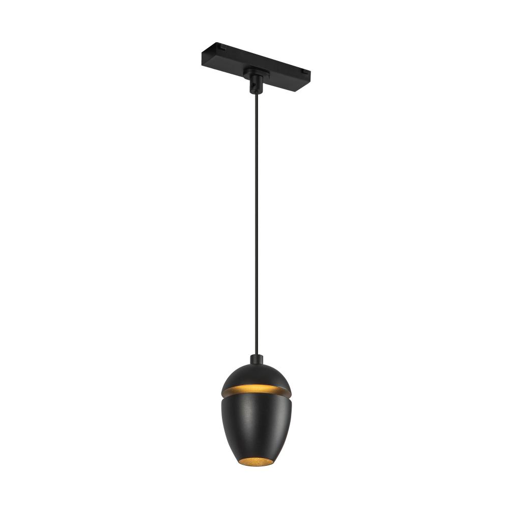 Eloa 3-in Black 4000K Trilo Track Pendant