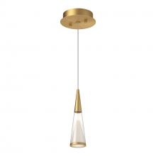 Kuzco Lighting Inc 402401BG-LED - Malabar 3-in Brushed Gold LED Pendant