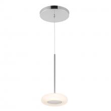 Kuzco Lighting Inc PD97204-CH/FR - Stephord 4-in Chrome/Frosted Glass LED Pendant