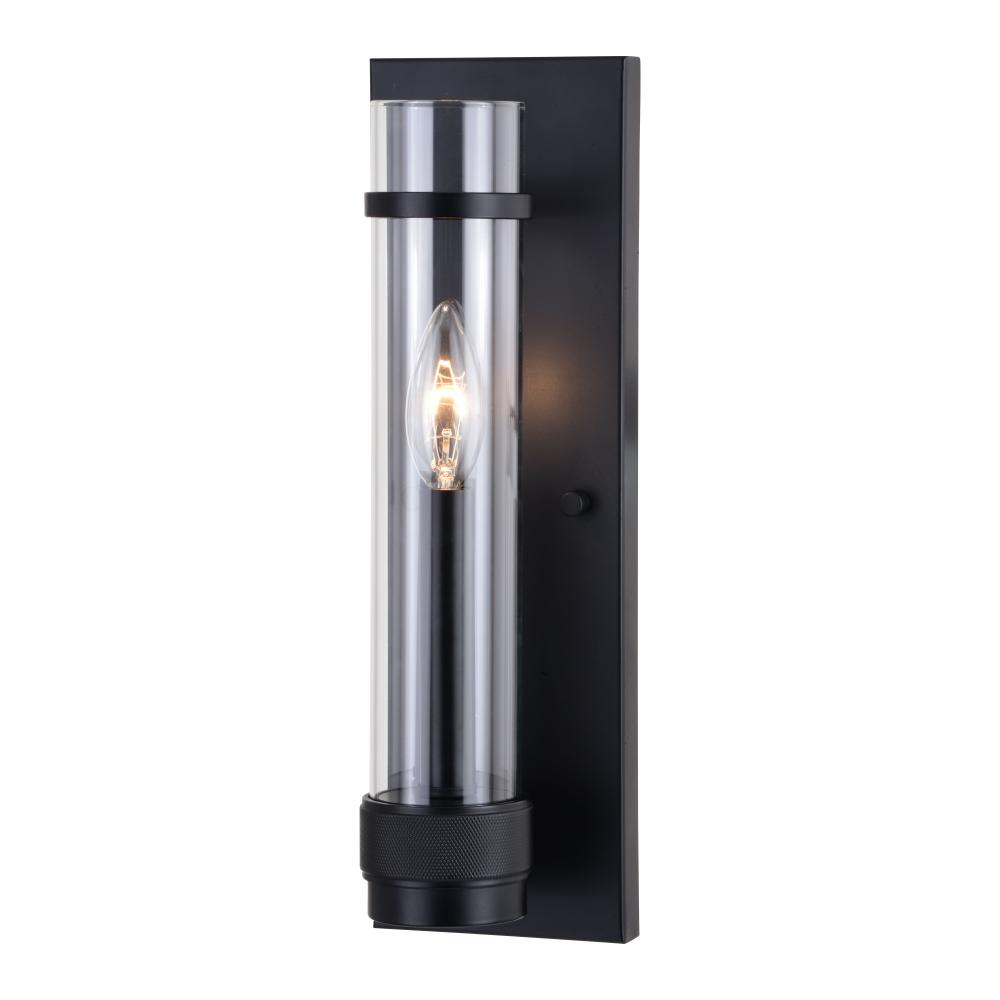 Bari 14-in.H Wall Light Matte Black