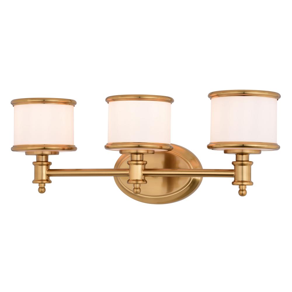 Carlisle 23-in. 3 Light Vanity Natural Brass