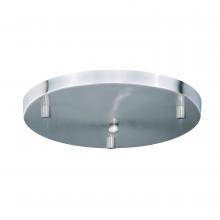 Vaxcel International Y0005 - 11.75-in Canopy Kit Mini Pendant Holder 3L Satin Nickel