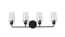 Revolution Lighting GR-BL4BKCG - 4 Light Vanity