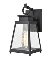 Revolution Lighting OL1812BKSD - 12" Outdoor Wall Lantern