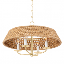 Hudson Valley 2722-VGL - 4 LIGHT CHANDELIER