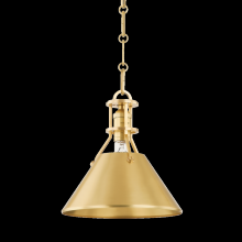 Hudson Valley MDS951-AGB - 1 LIGHT PENDANT