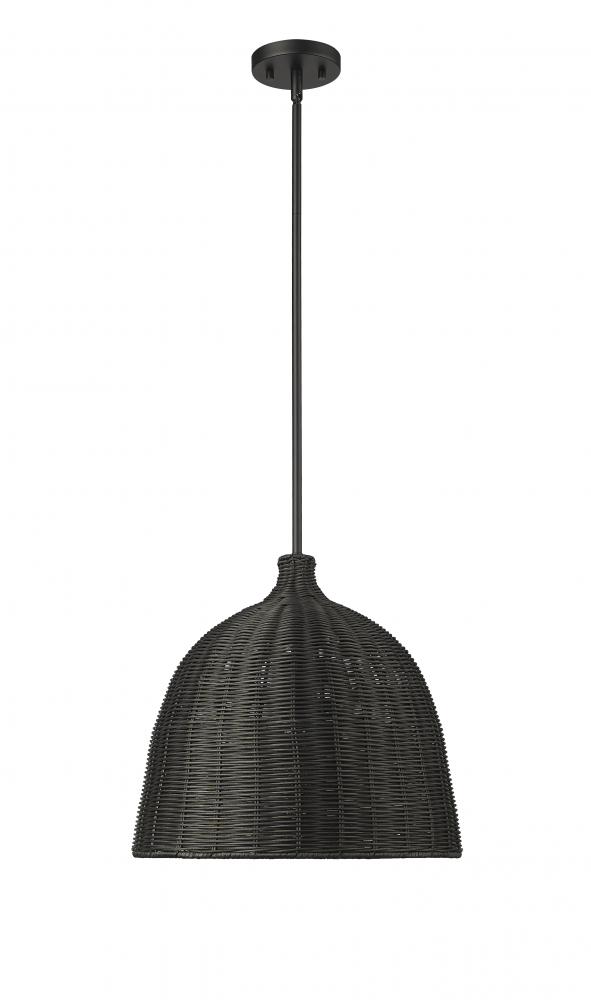 Elise 1-Light Pendant light Matte Black