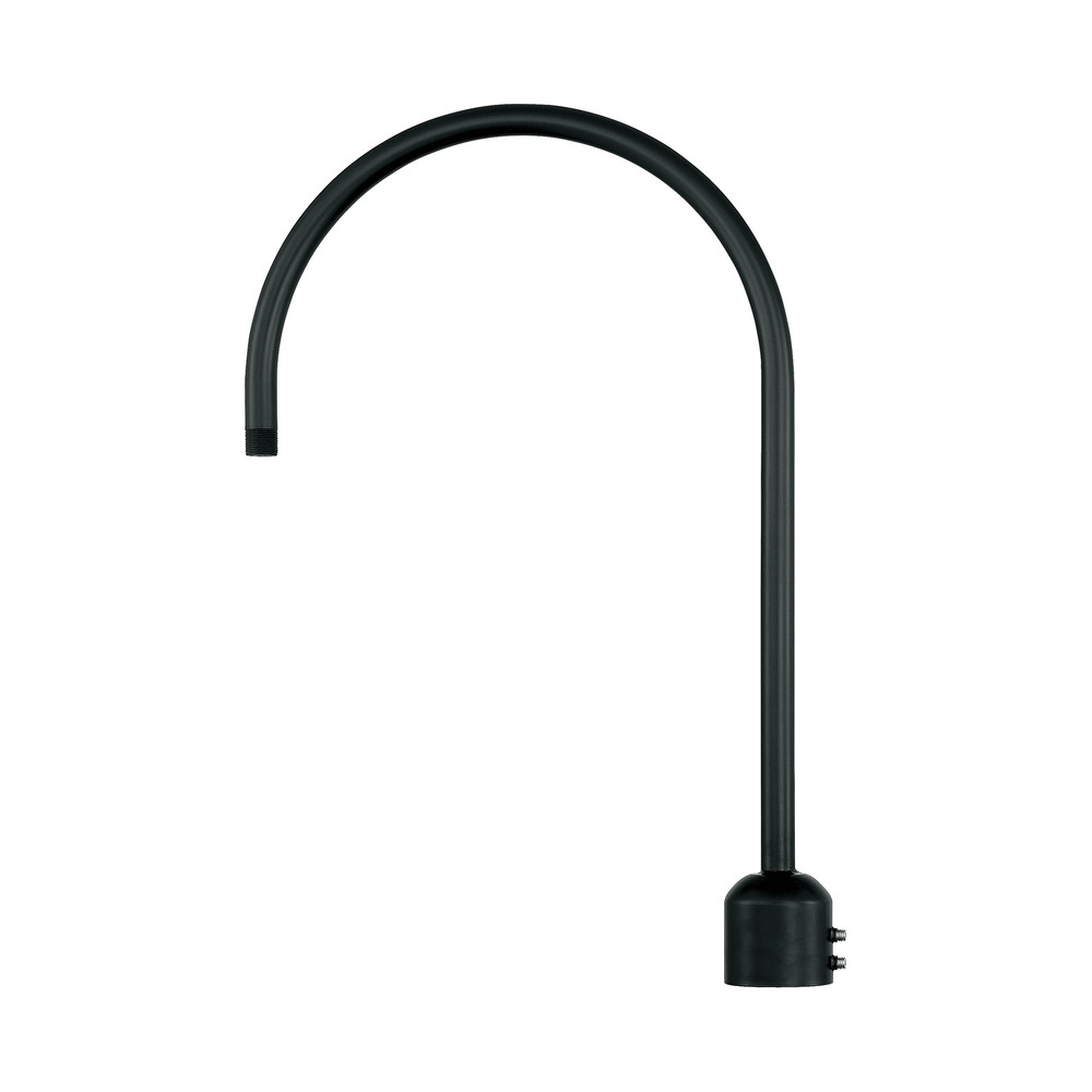 R Series  One Light Post Adapter Satin Black