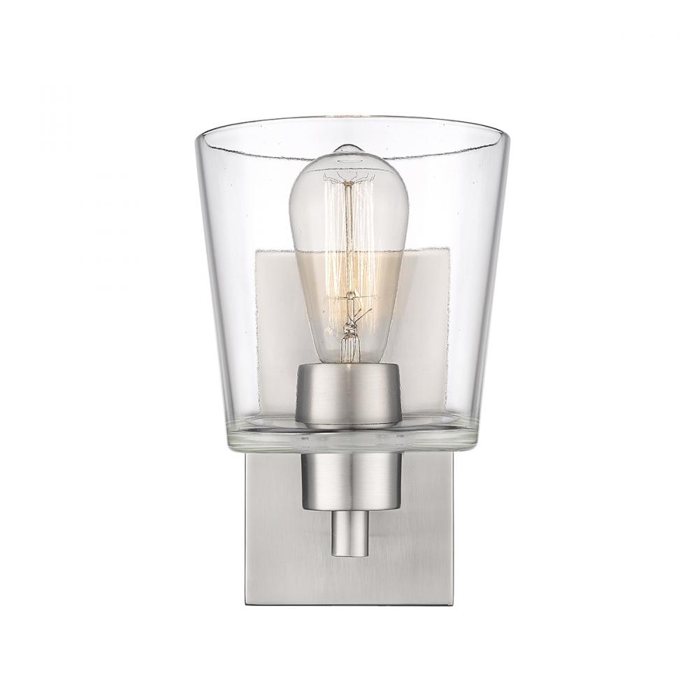 Evalon 1-Light Wall Sconce Brushed Nickel