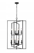 Millennium 3248-MB - Nellis 8-Light Pendant light Matte Black