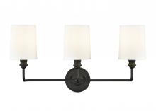 Millennium 99803-MB - Leena 3-Light Vanity Matte Black