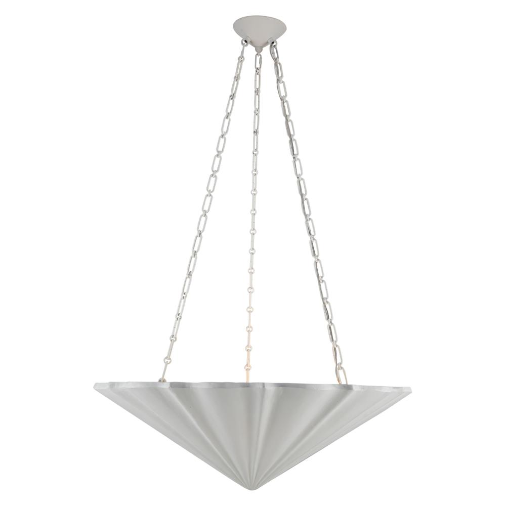 Martine 30-in Antique White 4 Lights Chandeliers