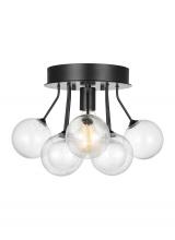 Visual Comfort & Co. Studio Collection 7714301-112 - Bronzeville One Light Semi-Flush Mount