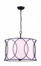 Canarm ICH320A03ORB20 - Monica 3 Light Chandelier, Bronze Finish