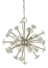 Framburg 4815 PN - 12-Light Polished Nickel Apogee Chandelier