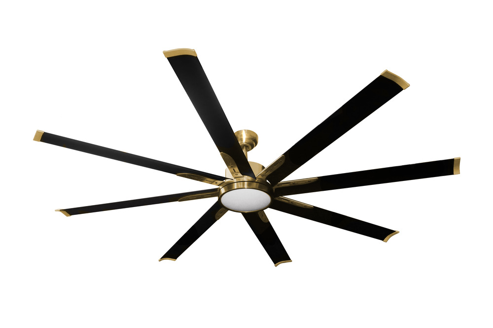 Barecelona 8-Blade 72" CG Fan Matte Black Blades