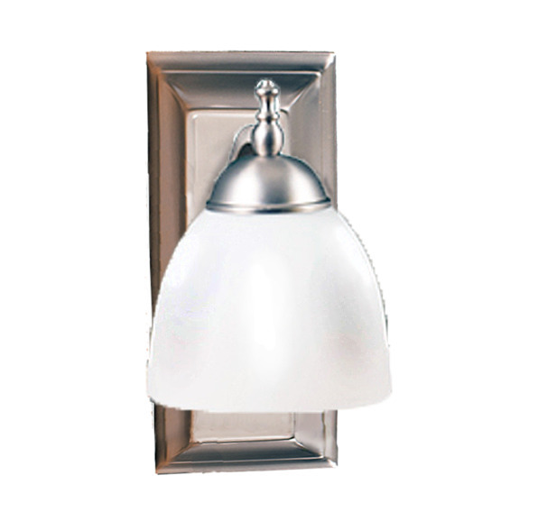 Dallas 1 Light White Vanity/Sconce - NK