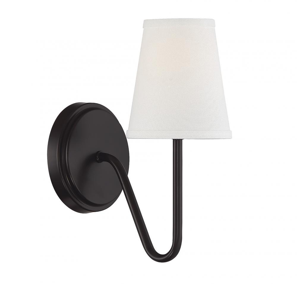 1-Light Wall Sconce in Oil Rubbed Bronze