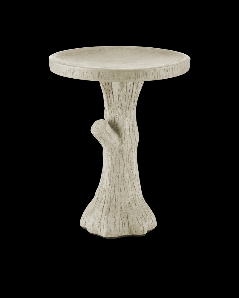 Faux Bois Bird Bath Medium