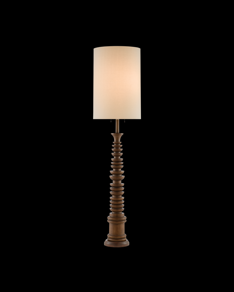 Malayan Natural Floor Lamp