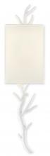 Currey 5000-0149 - Baneberry White Wall Sconce, W