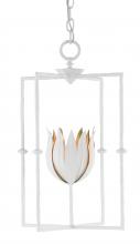 Currey 9000-0630 - Tulipano White Lantern